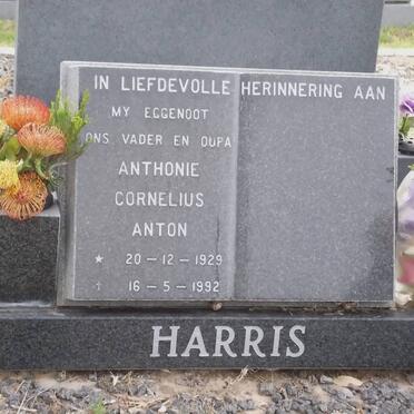 HARRIS Anthonie Cornelius Anton 1929-1992