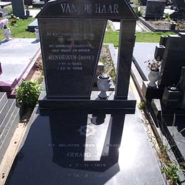 HAAR Hendrikus, van de 1945-1999 :: HAAR Gerard Jan, van de 1974-2005