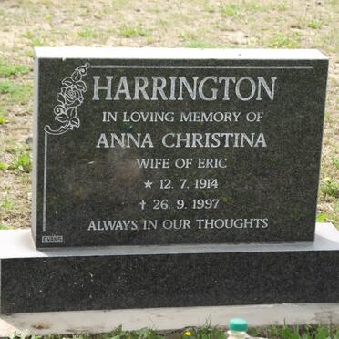 HARRINGTON Anna Christina 1914-1997