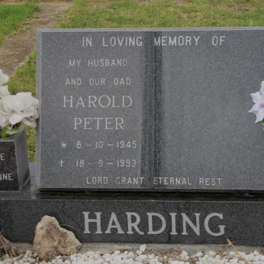HARDING Harold Peter 1945-1993