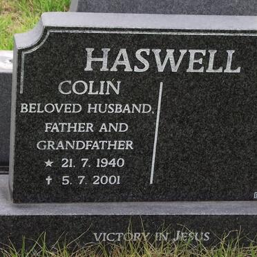 HASWELL Colin 1940-2001