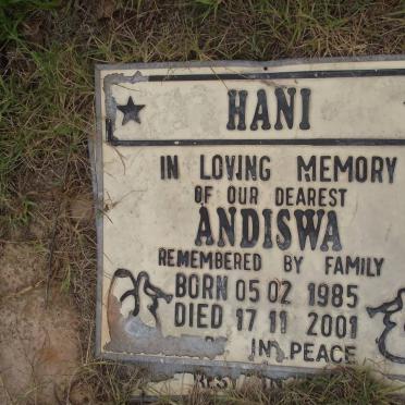 HANI Andiswa 1985-2001