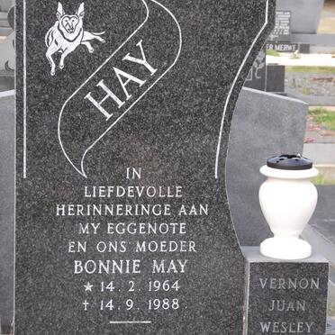 HAY Bonnie May 1964-1988