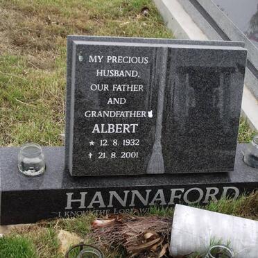 HANNAFORD Albert 1932-2001