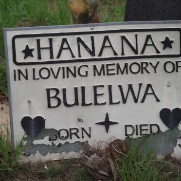 HANANA Bulelwa Bulelwa 1964-2003