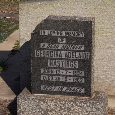 HASTINGS Georgina Adelaide 1894-1963