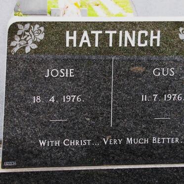 HATTINGH Josie -1976 :: HATTINGH Gus -1976