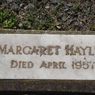 HAYLER Margaret -1957