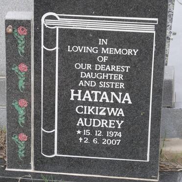HATANA Cikizwa Audrey 1974-2007