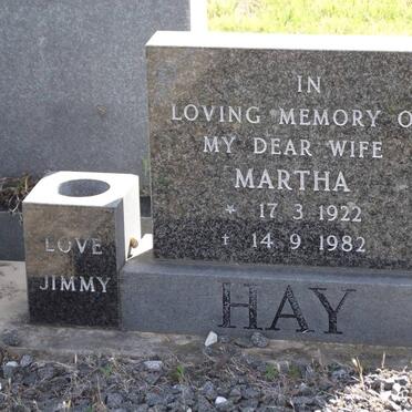 HAY Martha 1922-1982