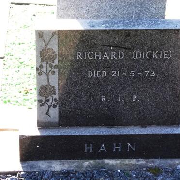 HAHN Richard -1973