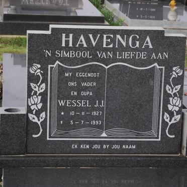 HAVENGA Wessel J.J. 1927-1993