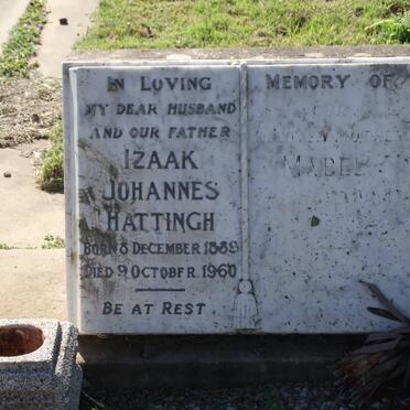 HATTING Izaak Johannes 1889-1960 &amp; Mabel 1904-1989