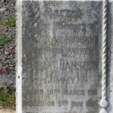 HANSTEIN Albert 1911-1966