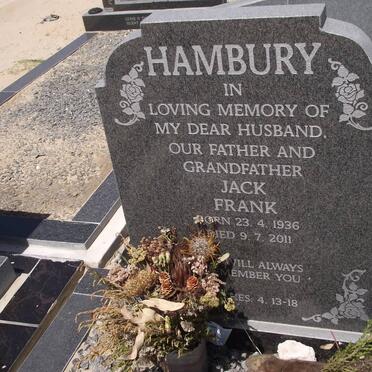 HAMBURY Jack Frank 1936-2011