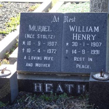 HEATH William Henry 1907-1991 &amp; Muriel STOLTZ 1907-1972
