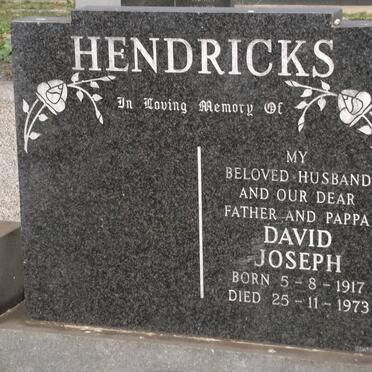 HENDRICKS David Joseph 1917-1973