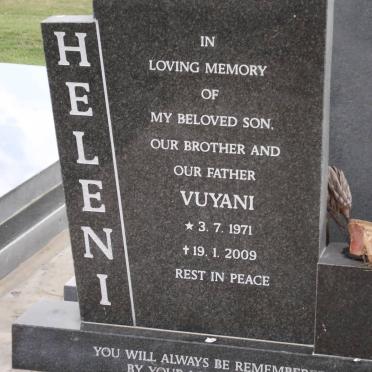 HELENI Vuyani 1971-2009