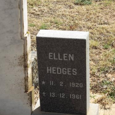 HEDGES Ellen 1920-1961