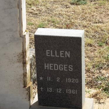 HEDGES Ellen 1920-1961