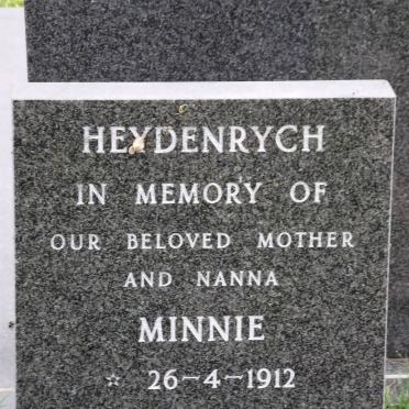 HEYDENRYCH Minnie 1912-1986