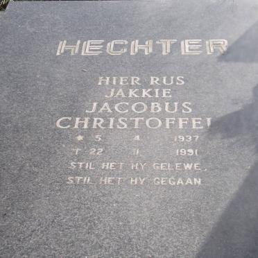 HECHTER Jakkie Jacobus Christoffel 1937-1991