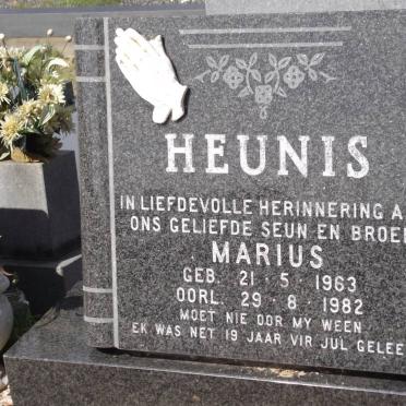 HEUNIS Marius 1963-1982