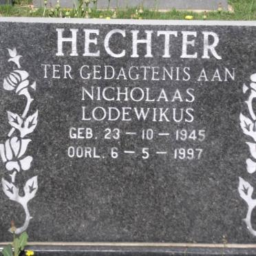HECHTER Nicolaas Lodewikus 1945-1997