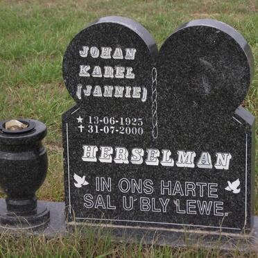 HERSELMAN Johan Karel 1925-2000