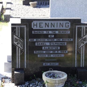HENNING Daniel Stephanus Albertus -1964