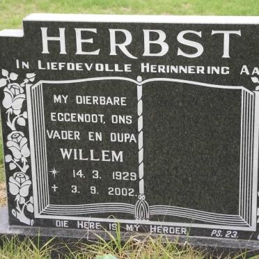 HERBST Willem 1929-2002