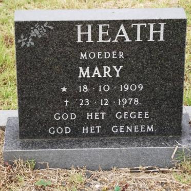 HEATH Mary 1909-1978