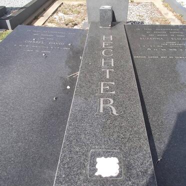 HECHTER Charel David 1912-1983 &amp; Susanna Elizabeth nee Erasmus 1914-1981