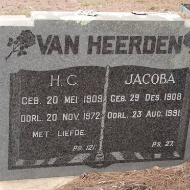 HEERDEN Hendriena Cecilia, van 1909-1972 :: HEERDEN Jacoba, van 1908-1991