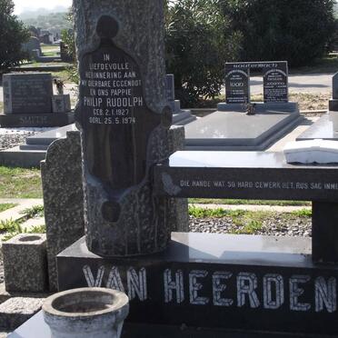 HEERDEN Phillipus Rudolph, van 1927-1974