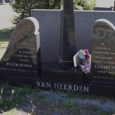 HEERDEN Willem Schalk, van 1909-1980 &amp; Elizabeth J.C. WAGENAAR 1907-1981
