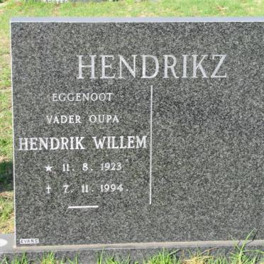 HENDRIKZ Hendrik Willem 1923-1994