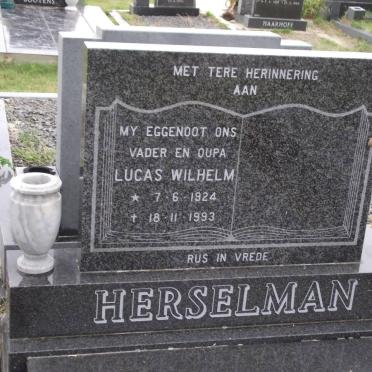 HERSELMAN Lucas Wilhelm 1924-1993