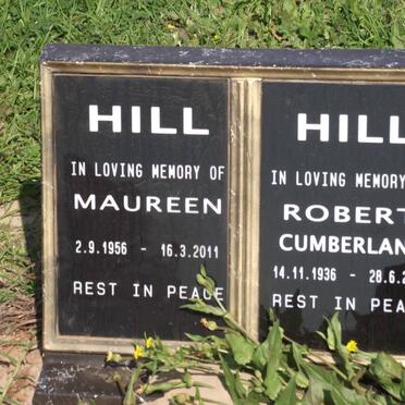 HILL Maureen 1956-2011 :: HILL Robert Cumberland 1936-2011