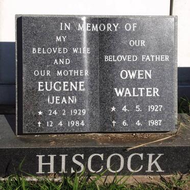 HISCOCK Owen Walter 1927-1987 &amp; Eugene 1929-1984