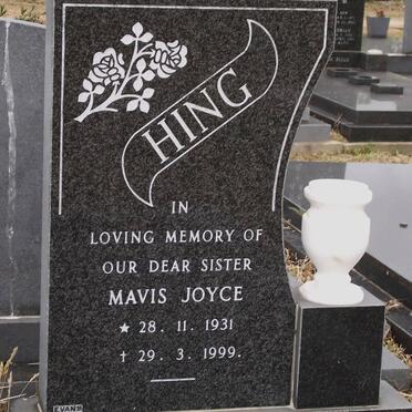 HING Mavis Joyce 1931-1999