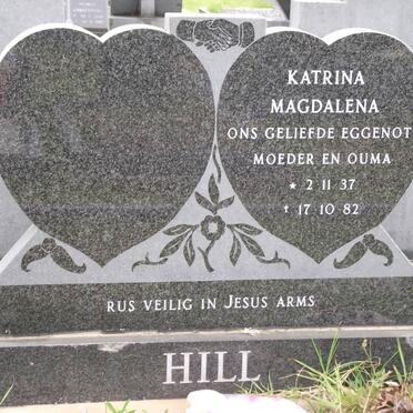 HILL Katrina Magdalena 1937-1982