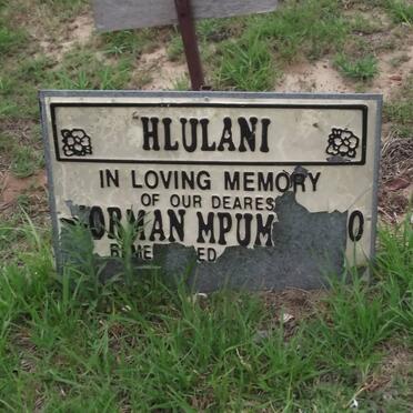 HLULANI Norman Mpumelelo 1925-2003