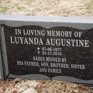 HLAZO Luyanda Augustine 1977-2010