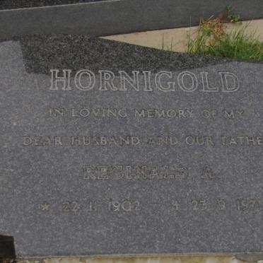 HORNIGOLD Reginald A. 1902-1971