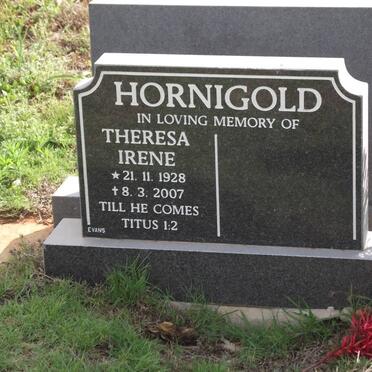 HORNIGOLD Theresa Irene 1928-2007