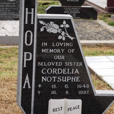 HOPA Cordelia Notsuphe 1948-1997