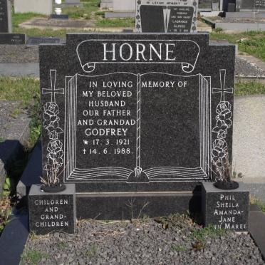 HORNE Godfrey 1921-1988