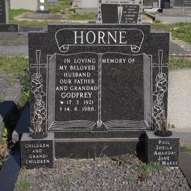 HORNE Godfrey 1921-1988