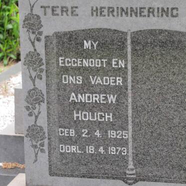 HOUGH Andries Petrus 1925-1973